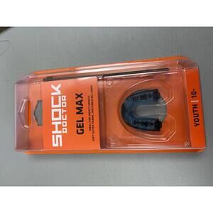 Shock Doctor Gel Max Youth Mouthguard for Impact Sports, Size 10+